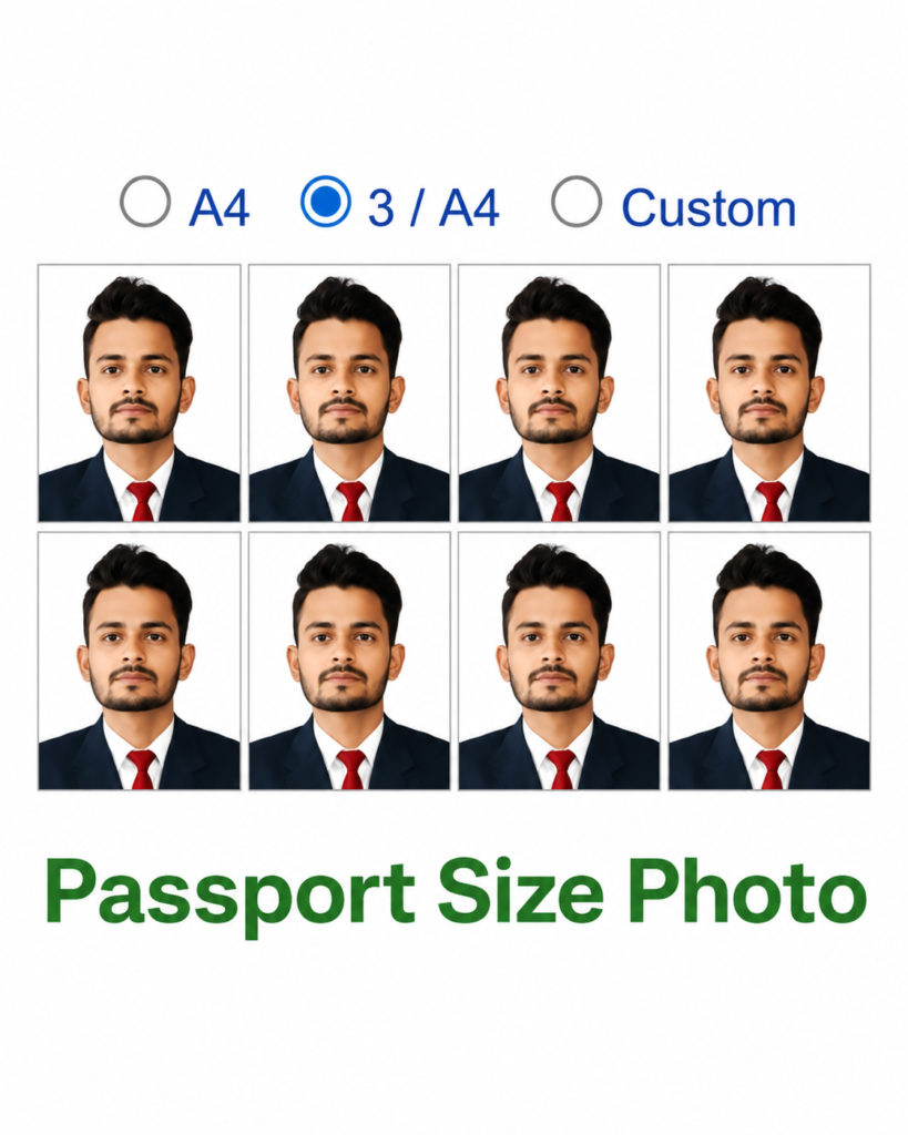 Passport Size Photo Maker