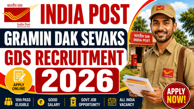 India Post Gramin Dak Sevaks GDS Recruitment 2026